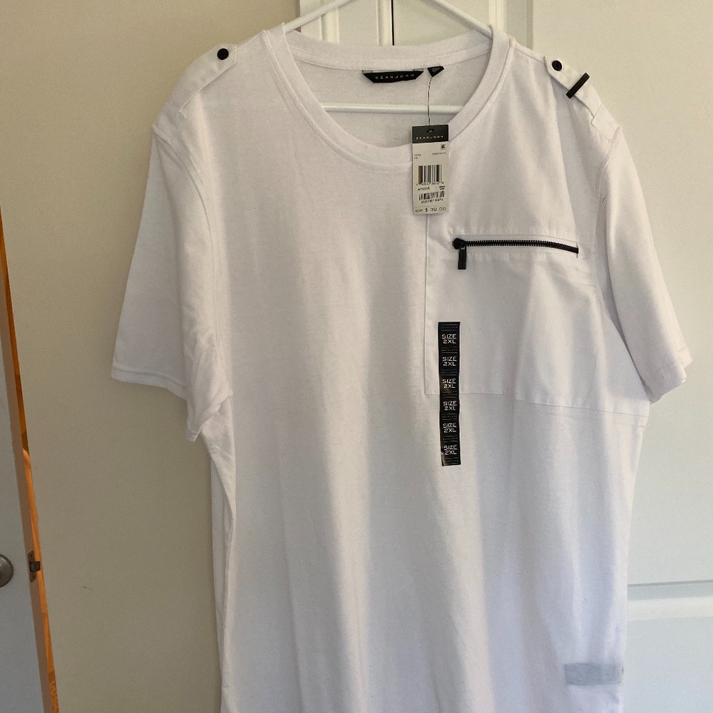 SEAN JOHN WHITE MEN'S T SHIRT